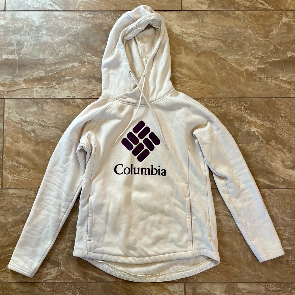 Columbia hoodie pocket sweatshirt, XS